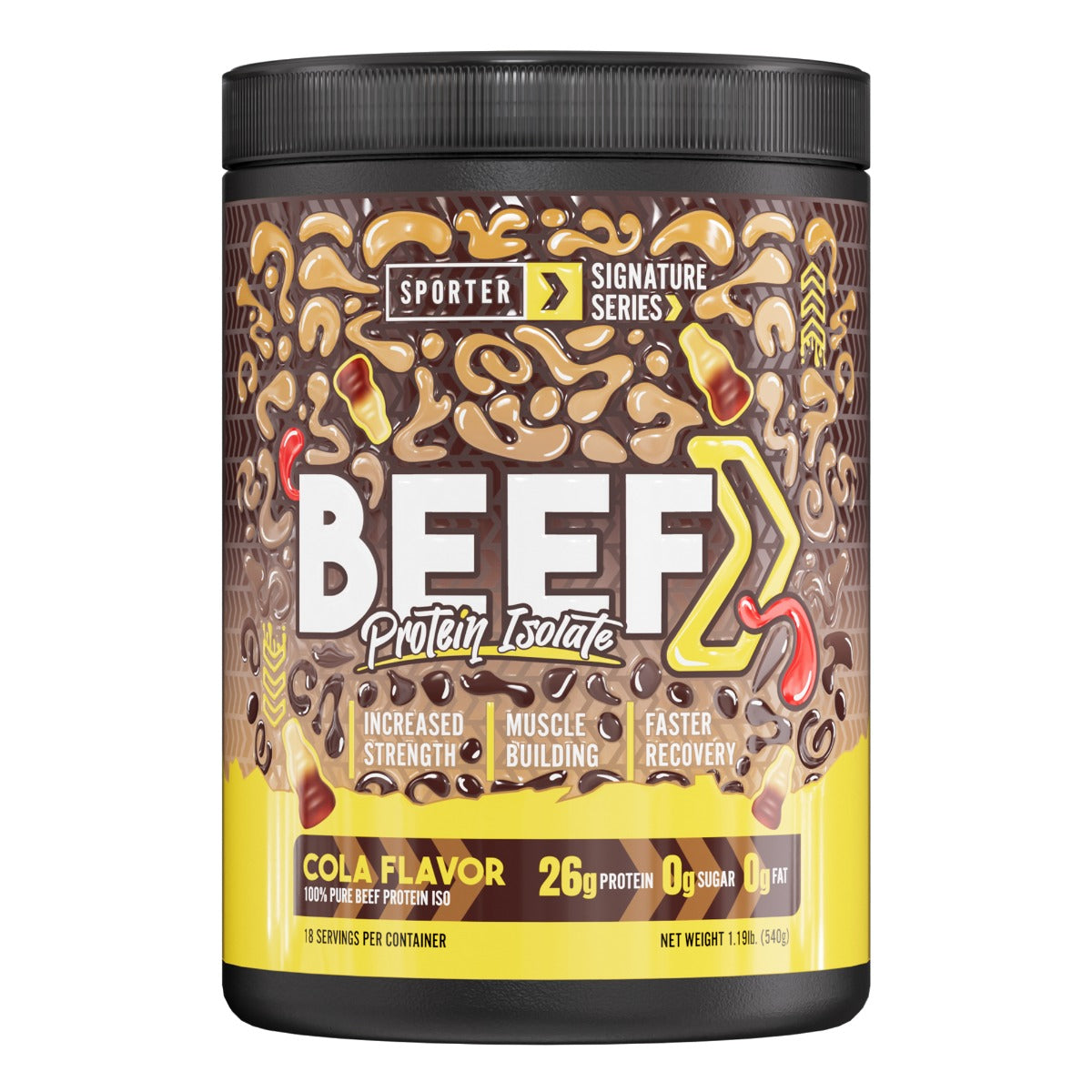 Sporter Beef Isolate — Cola 1.2 lb