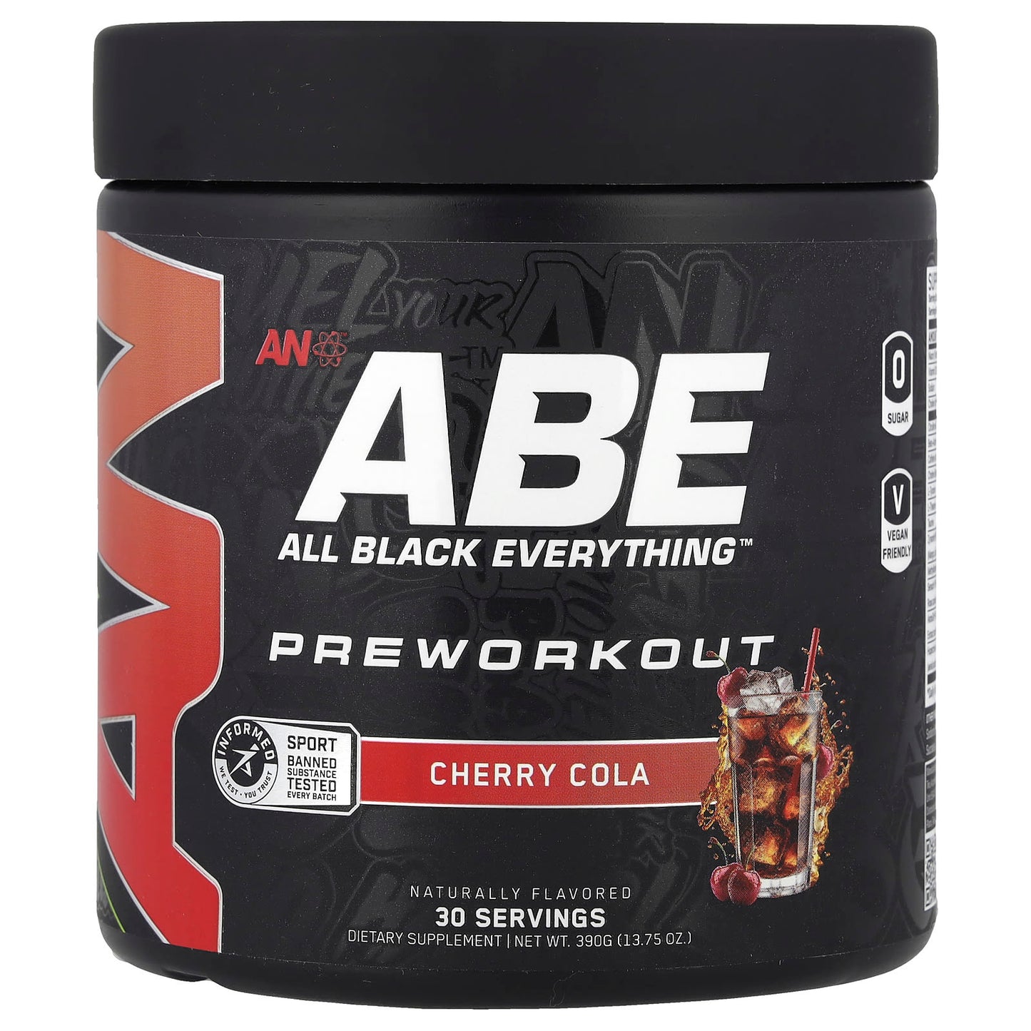 ABE Pre-Workout — Cherry Cola (front)