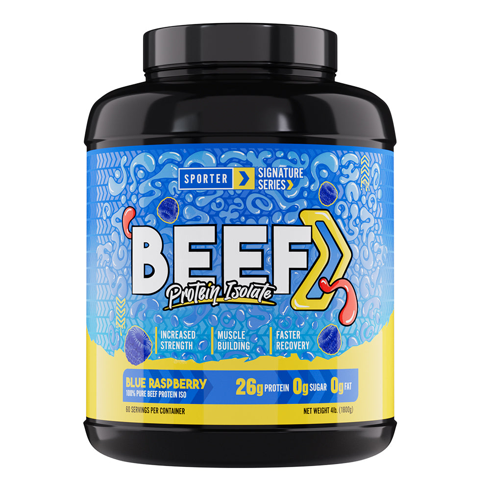Sporter Beef Isolate — Blue Raspberry 4 lb
