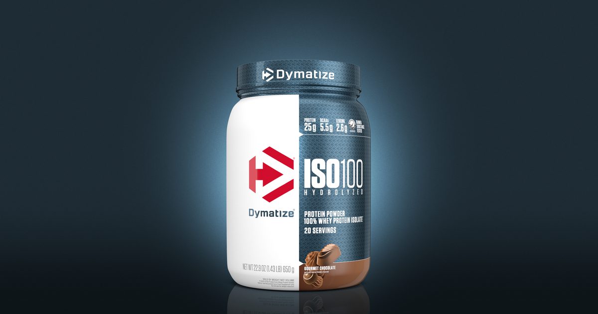 Dymatize ISO100 Hydrolyzed Whey Protein Isolate Gourmet Chocolate