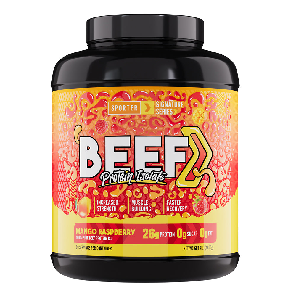 Sporter Beef Isolate — Mango Raspberry 4 lb