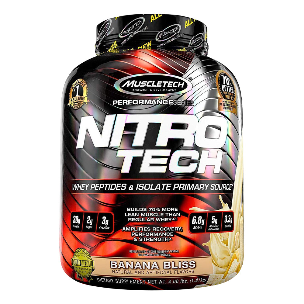 MuscleTech Nitro-Tech Performance Series - Banana Bliss 4 lbs