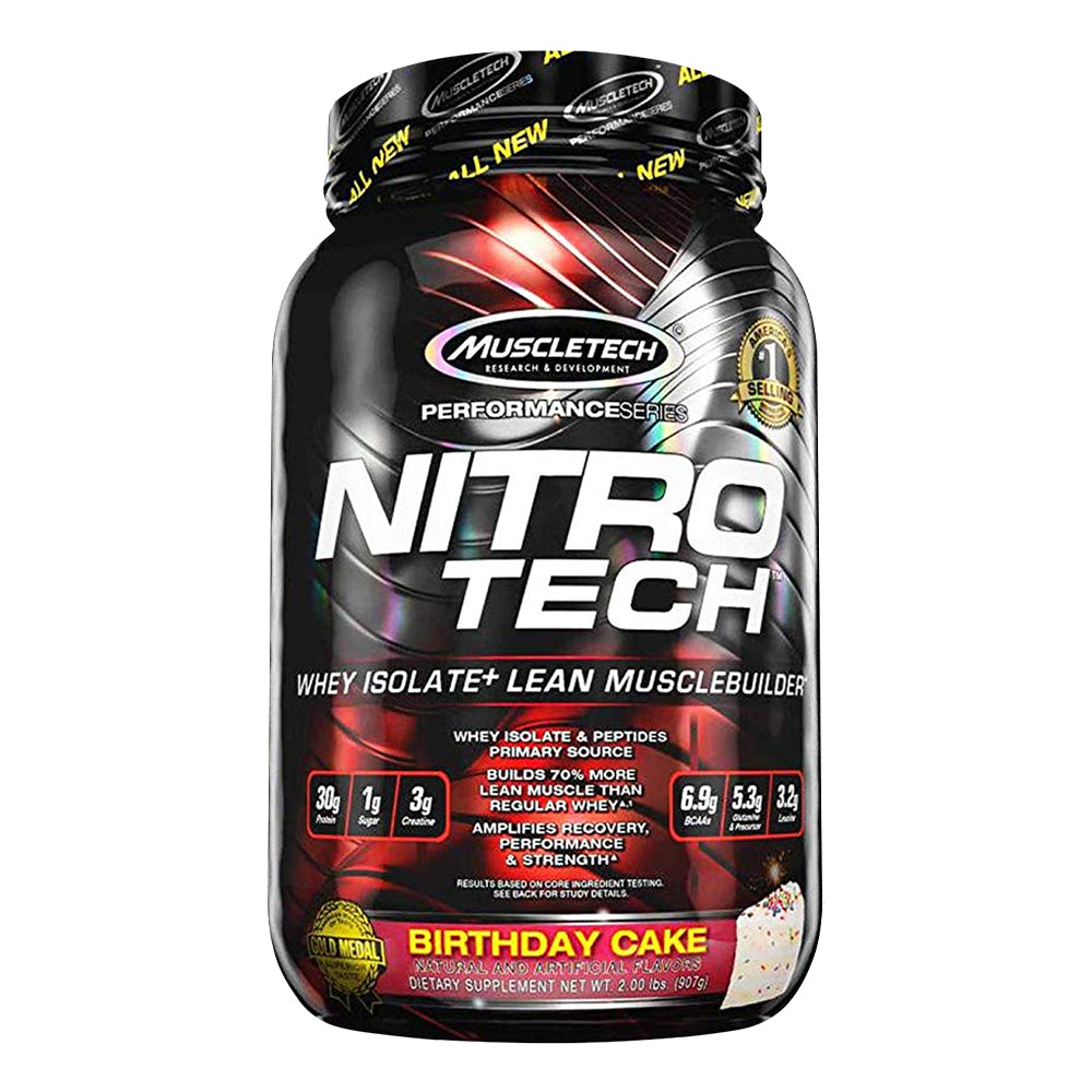 MuscleTech Nitro-Tech Performance Series - Birthday Cake 2 lbs