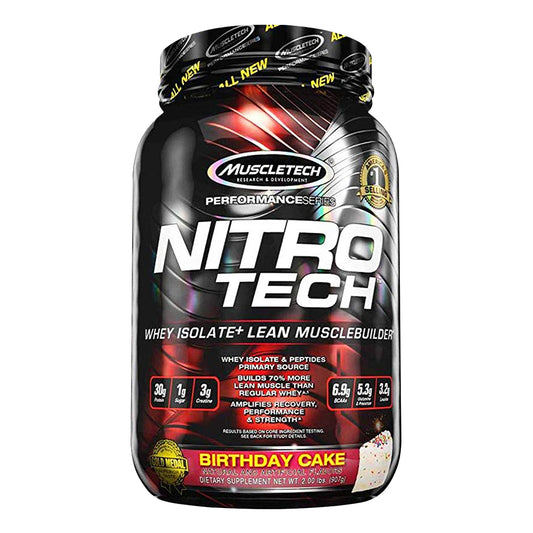 MuscleTech Nitro-Tech Performance Series - Birthday Cake 2 lbs