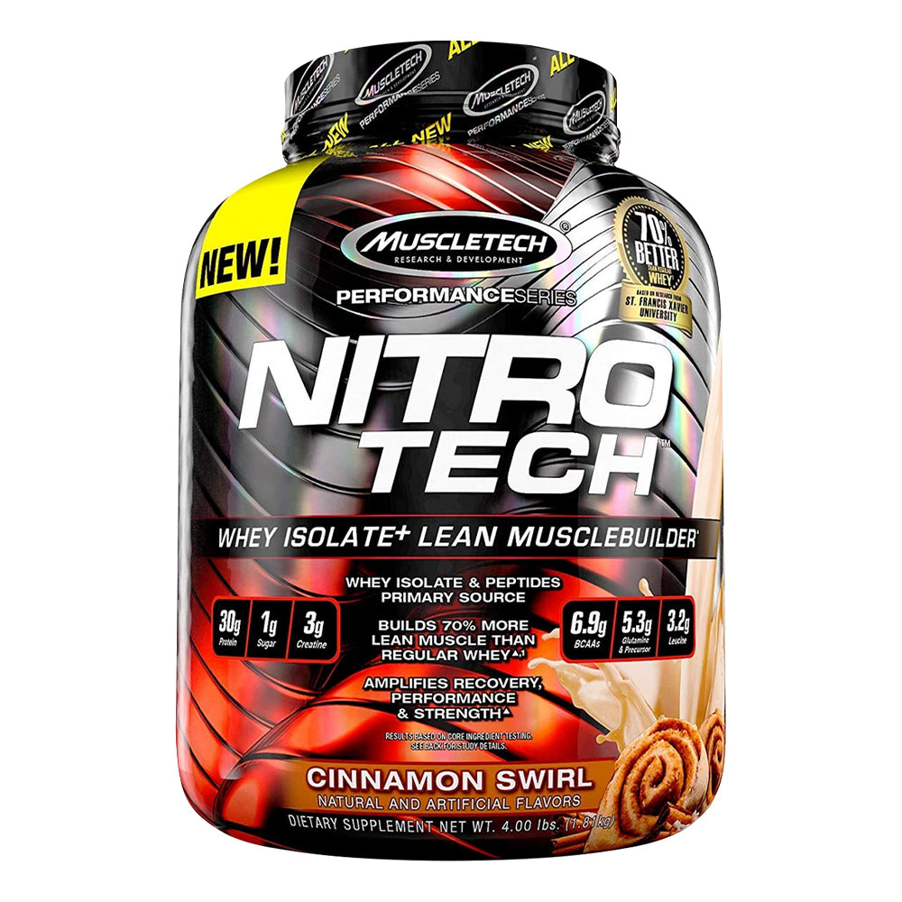 MuscleTech Nitro-Tech Performance Series - Cinnamon Swirl 4 lbs