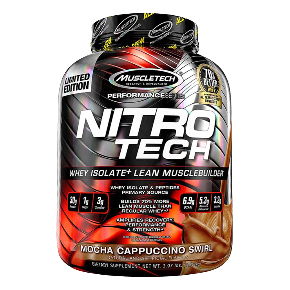MuscleTech Nitro-Tech Performance Series - Mocha Cappuccino Swirl 4 lbs