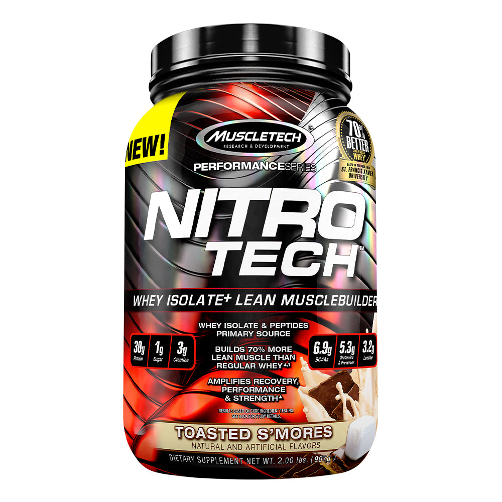 MuscleTech Nitro-Tech Performance Series - Toasted S'Mores 2 lbs