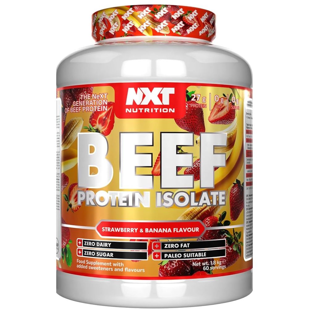 NXT Nutrition Beef Isolate — Strawberry Banana