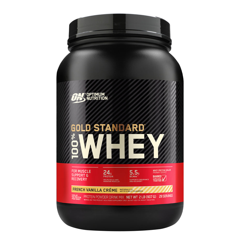 Optimum Nutrition Gold Standard 100% Whey — French Vanilla Crème / 2 lbs (30 Servings)