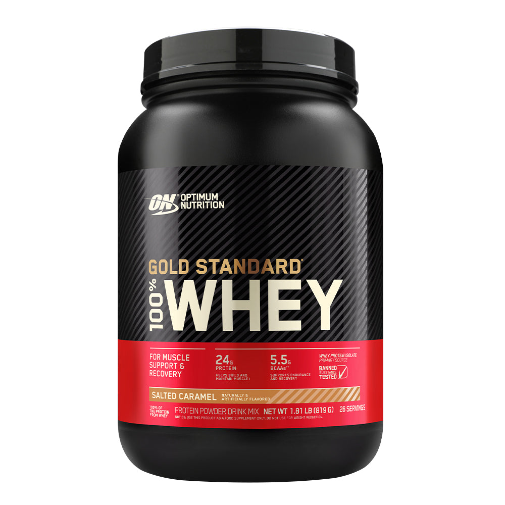 Optimum Nutrition Gold Standard 100% Whey — Salted Caramel / 1.81 lb (27 Servings)